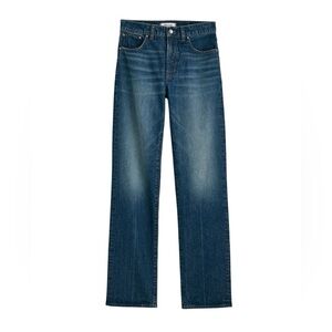 Madewell The Tall Longline Straight Jean in Greendale Wash (33 Tall)